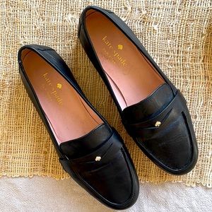 Black Kate Spade Loafers - size 8 (38.5)